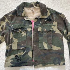 DOLAN Embroidered Camo Utility Jacket